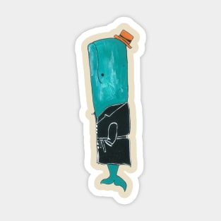 Mr. Whale Sticker